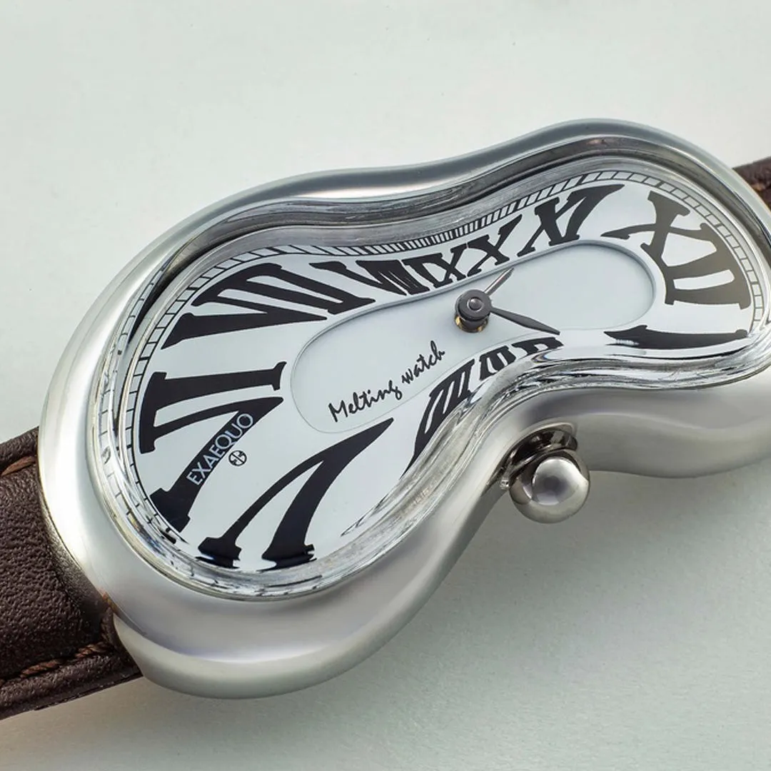 Melting Watch Silver White