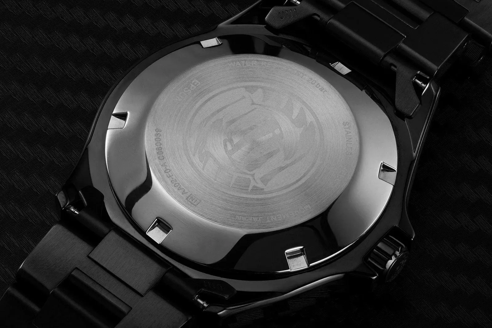 Orient Ray Raven II Automatic Black Stainless Steel Day/Date Men's Watch FAA02003B9