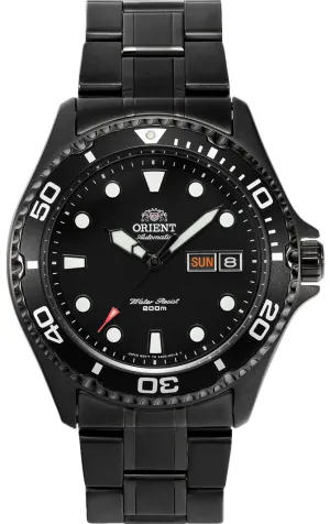 Orient Ray Raven II Automatic Black Stainless Steel Day/Date Men's Watch FAA02003B9