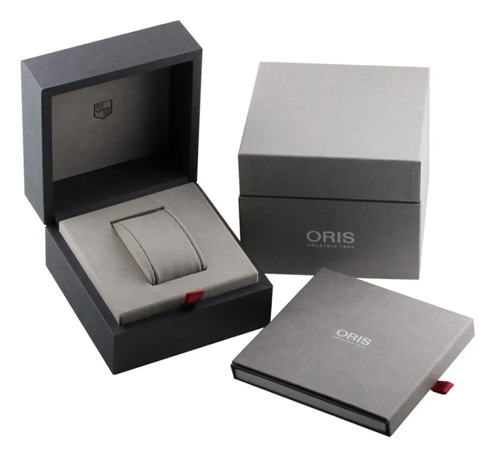 Oris Aquis Automatic Stainless Steel Gray Dial Date Divers Mens Watch 400 7769 4154-07 8 22 09PEB