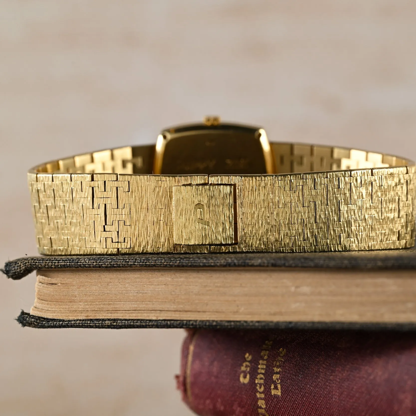 Piaget 'Lapis Lazuli' Yellow Gold Dress Watch