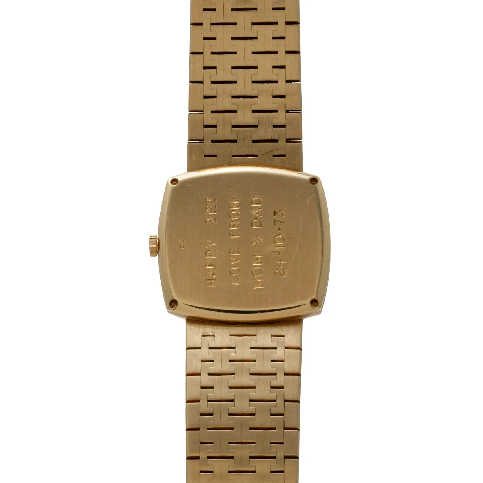 Piaget 'Lapis Lazuli' Yellow Gold Dress Watch