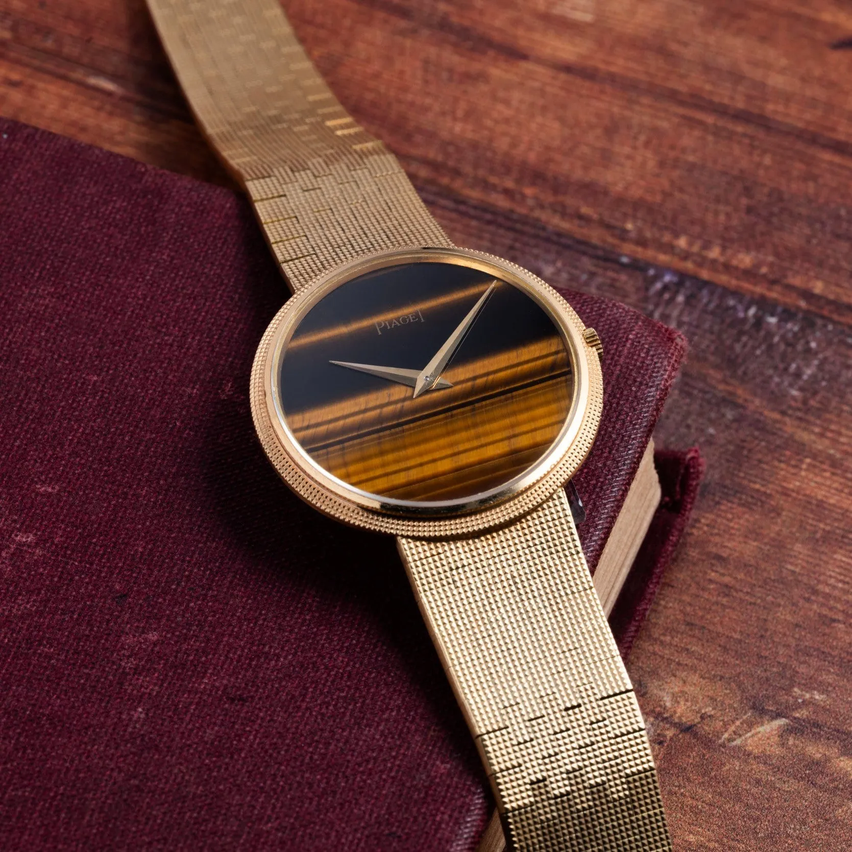 Piaget 'Tiger's Eye' Dress Watch