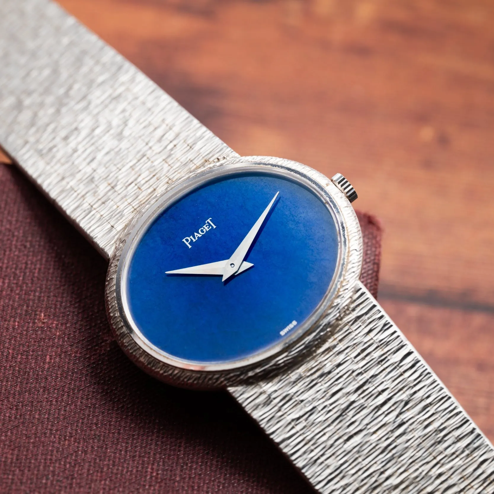 Piaget White Gold 'Lapis Lazuli' Dress Watch