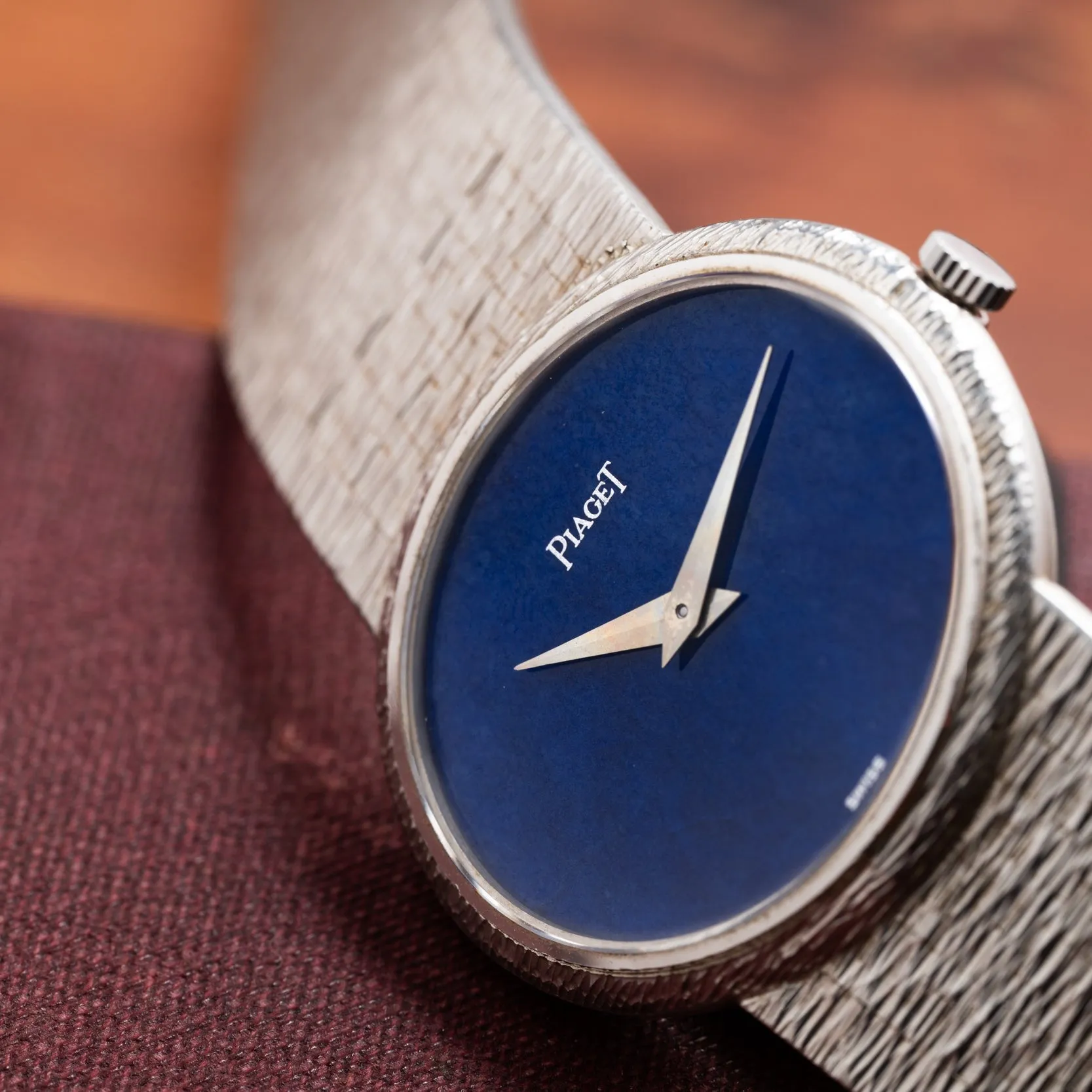 Piaget White Gold 'Lapis Lazuli' Dress Watch