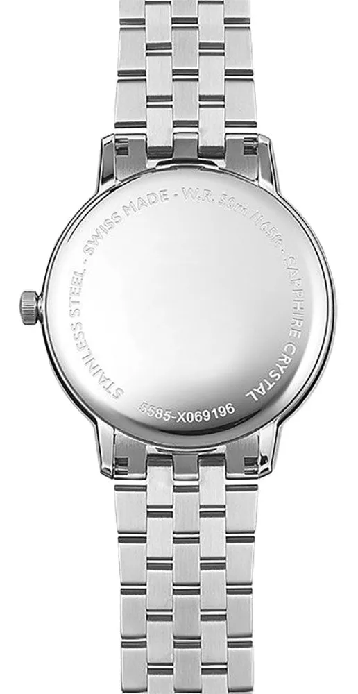 Raymond Weil Toccata Stainless Steel Silver Dial Date Quartz Mens Watch 5585-ST-65001