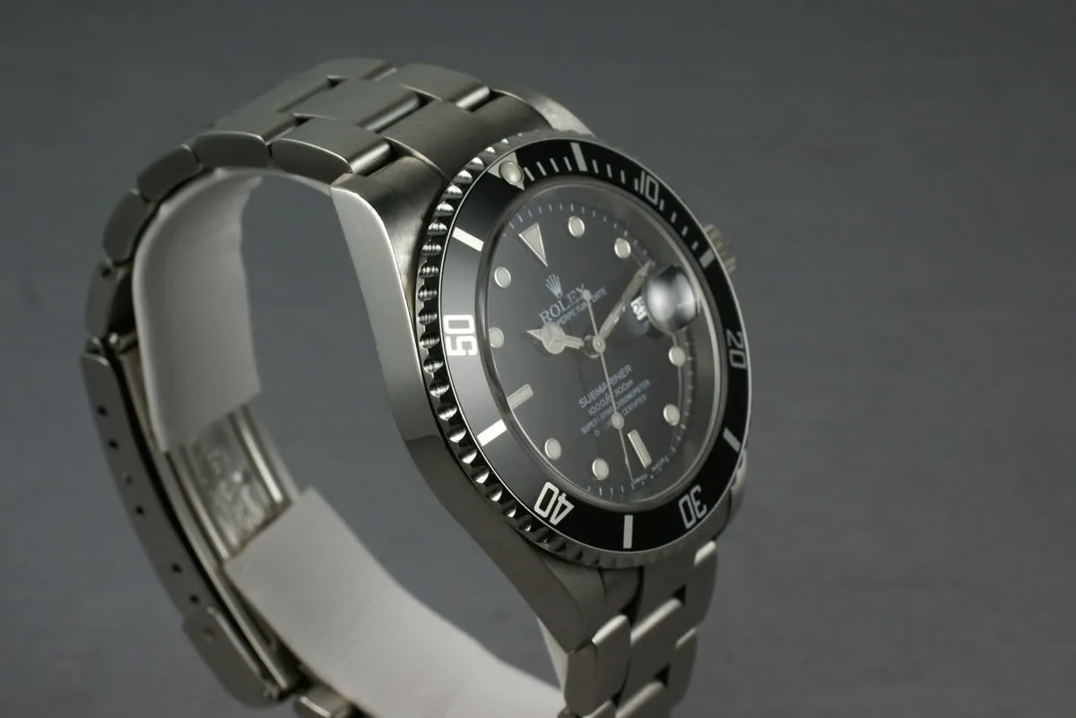 Rolex Submariner 16610 Box and Papers