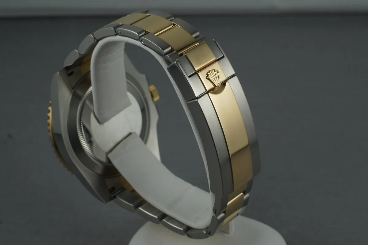 Rolex Submariner 18K/SS 116613 V serial with papers