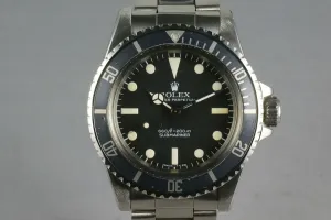 Rolex Submariner 5513 Pre-Comex Dial
