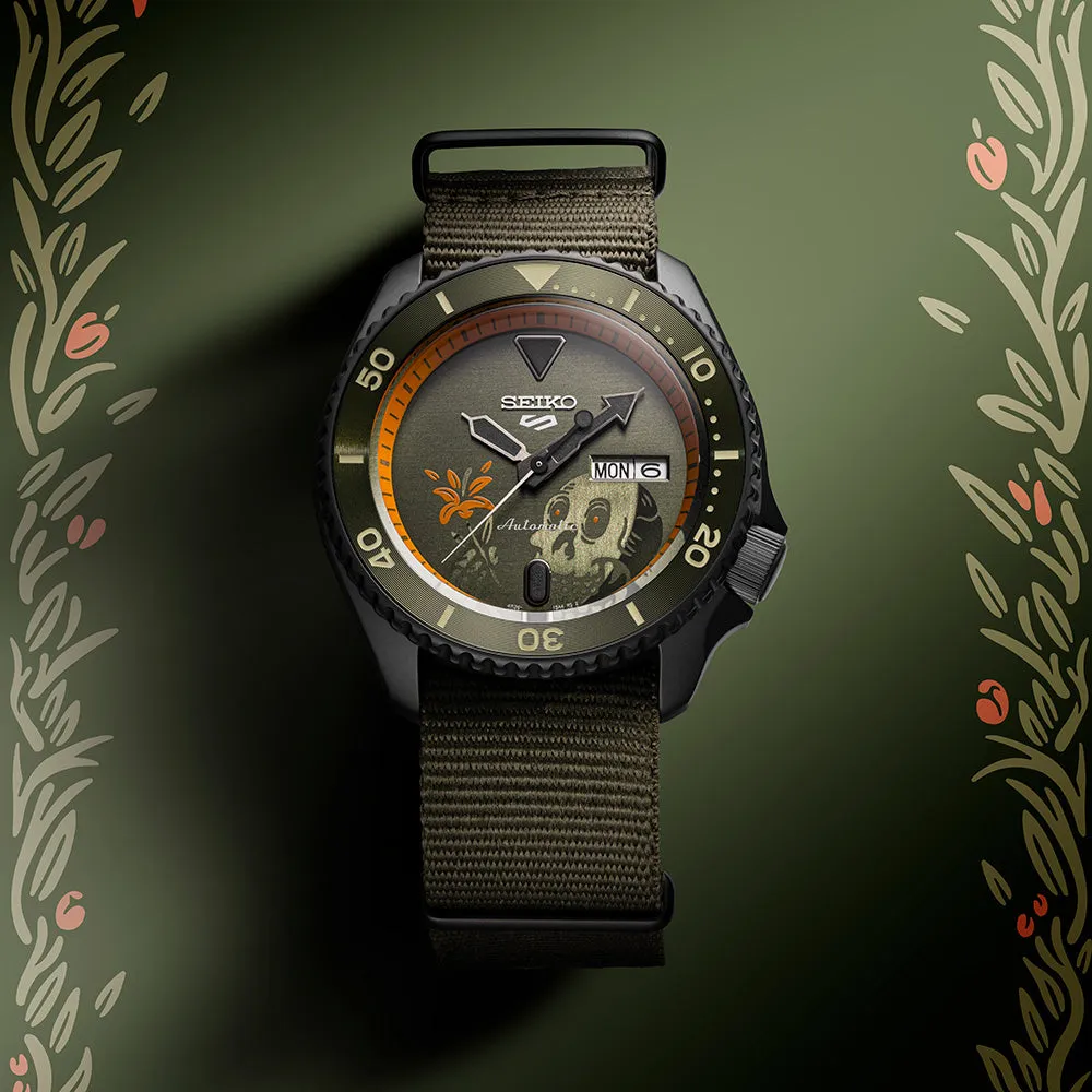 Seiko 5 SRPL27K Kentaro "Wild Plants & Fire' Limited Edition