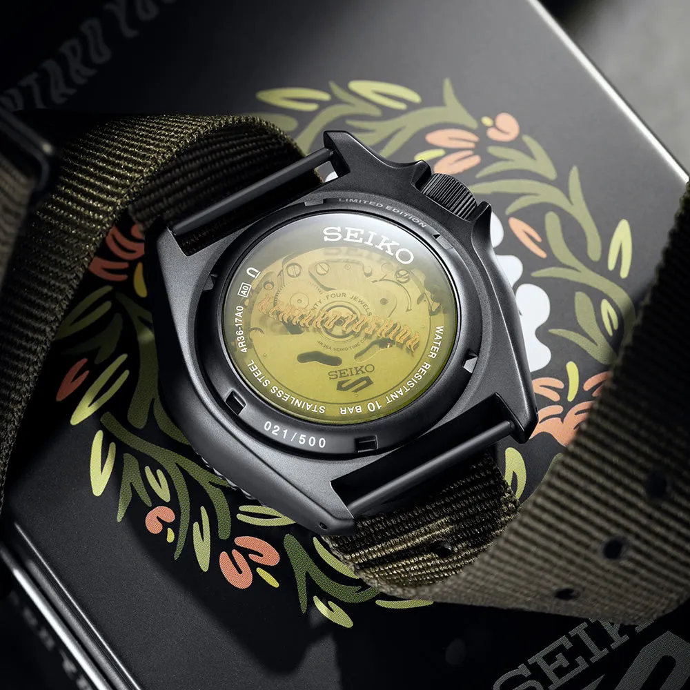 Seiko 5 SRPL27K Kentaro "Wild Plants & Fire' Limited Edition