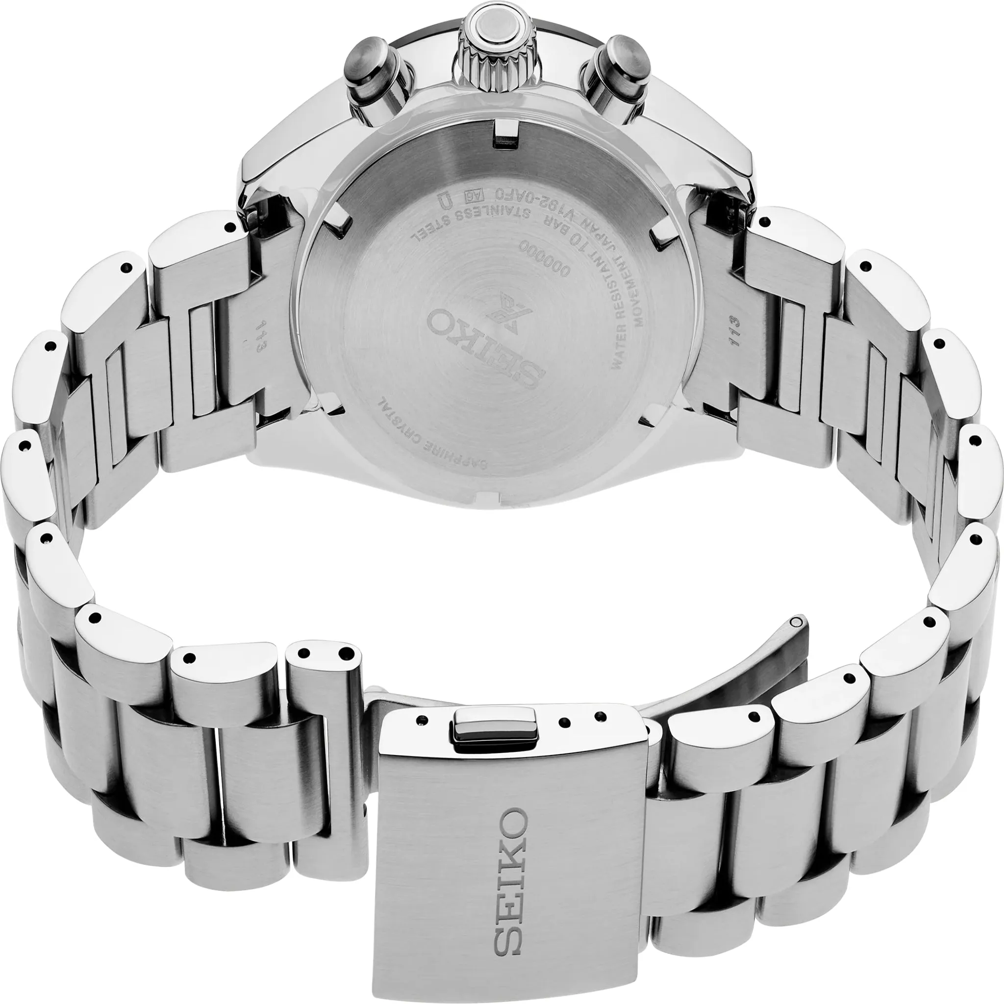 Seiko Prospex 39mm Speedtimer Solar Black/Steel