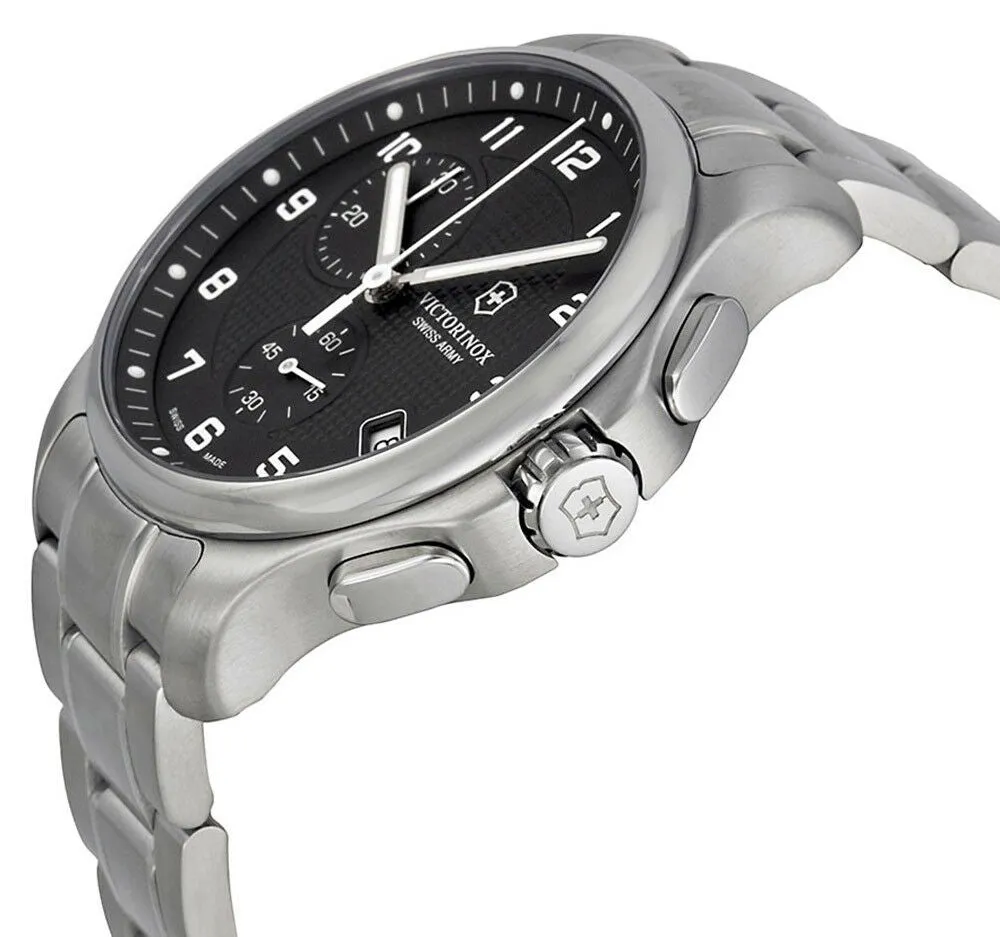 Swiss Army Classic Officer's Chronograph Quartz Steel Mens Watch 241592