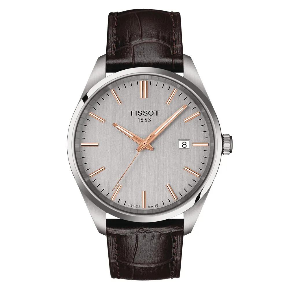 Tissot PR 100 Silver Dial 40mm Gents Quartz Watch T1504101603100