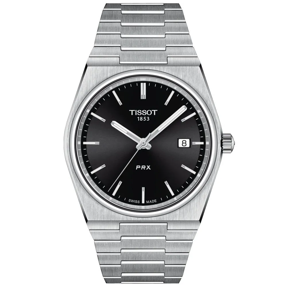 Tissot PRX 40mm Black Dial Quartz Gents Watch T1374101105100