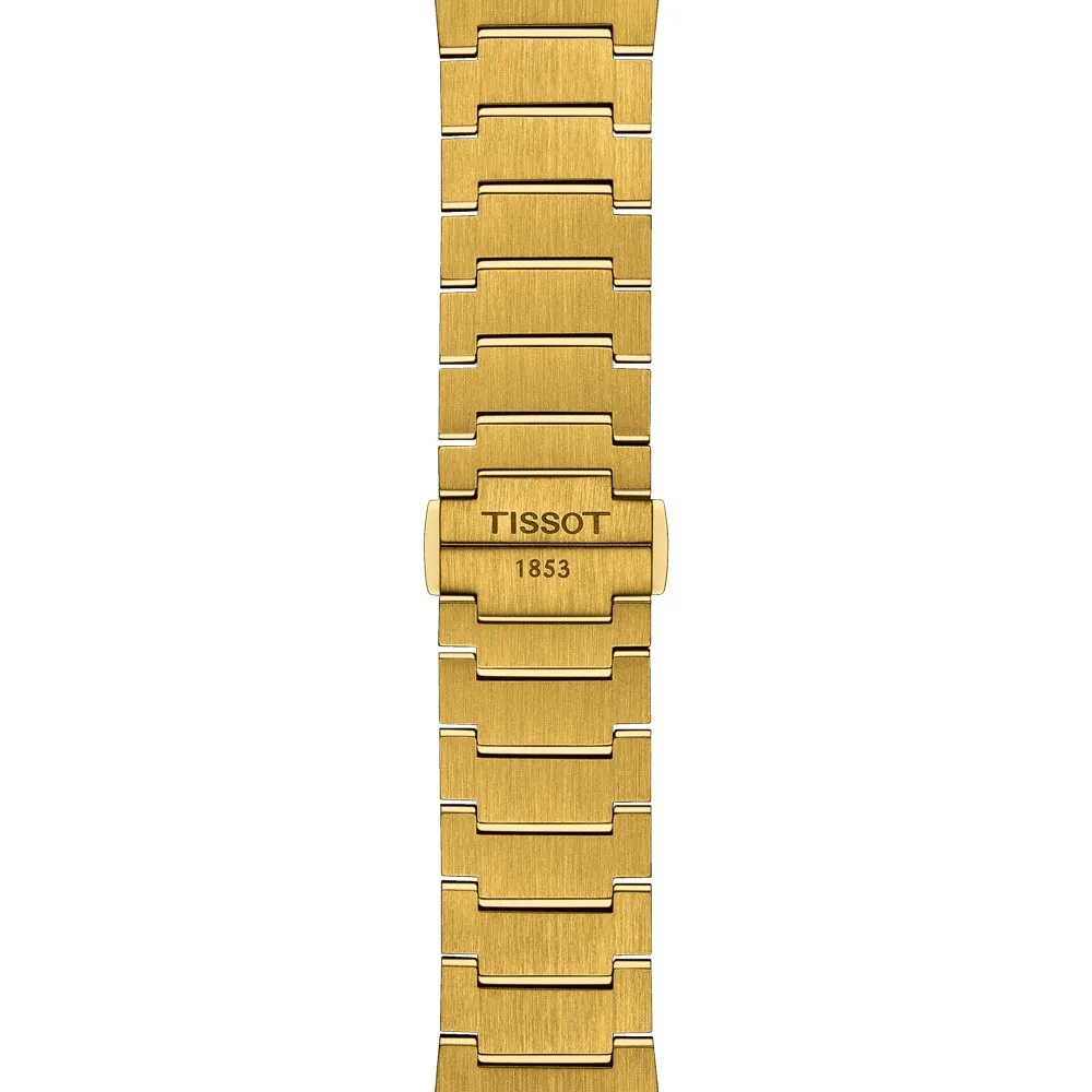Tissot PRX 40mm Champagne Dial Gold PVD Steel Quartz Gents Watch T1374103302100