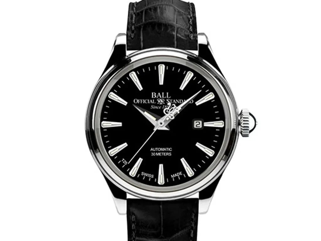 Trainmaster Eternity Black Ladies - Leather - Ref. NL2080D-LJ-BK