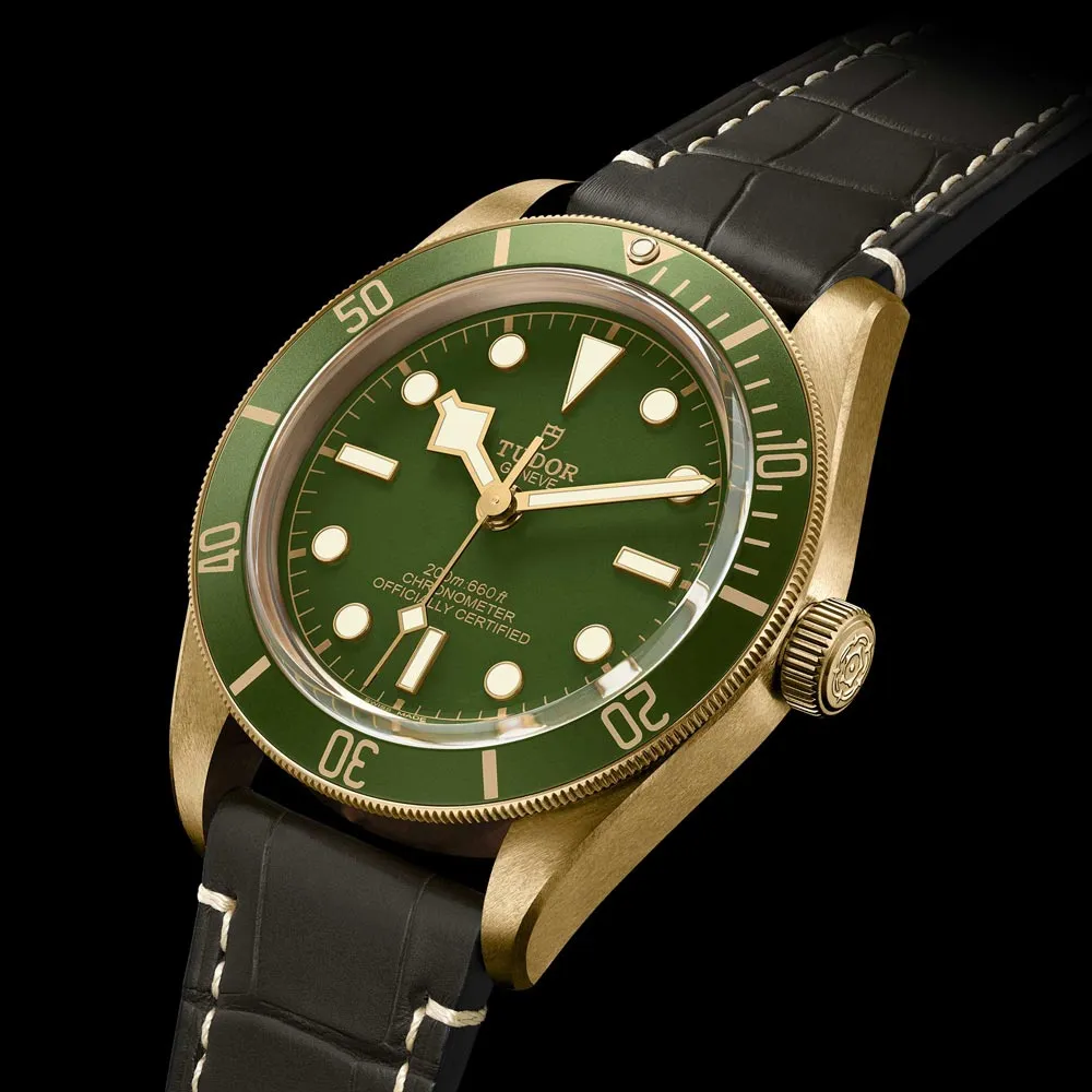 TUDOR Black Bay 58 18ct Gold 39mm Green Dial Watch M79018V-0001