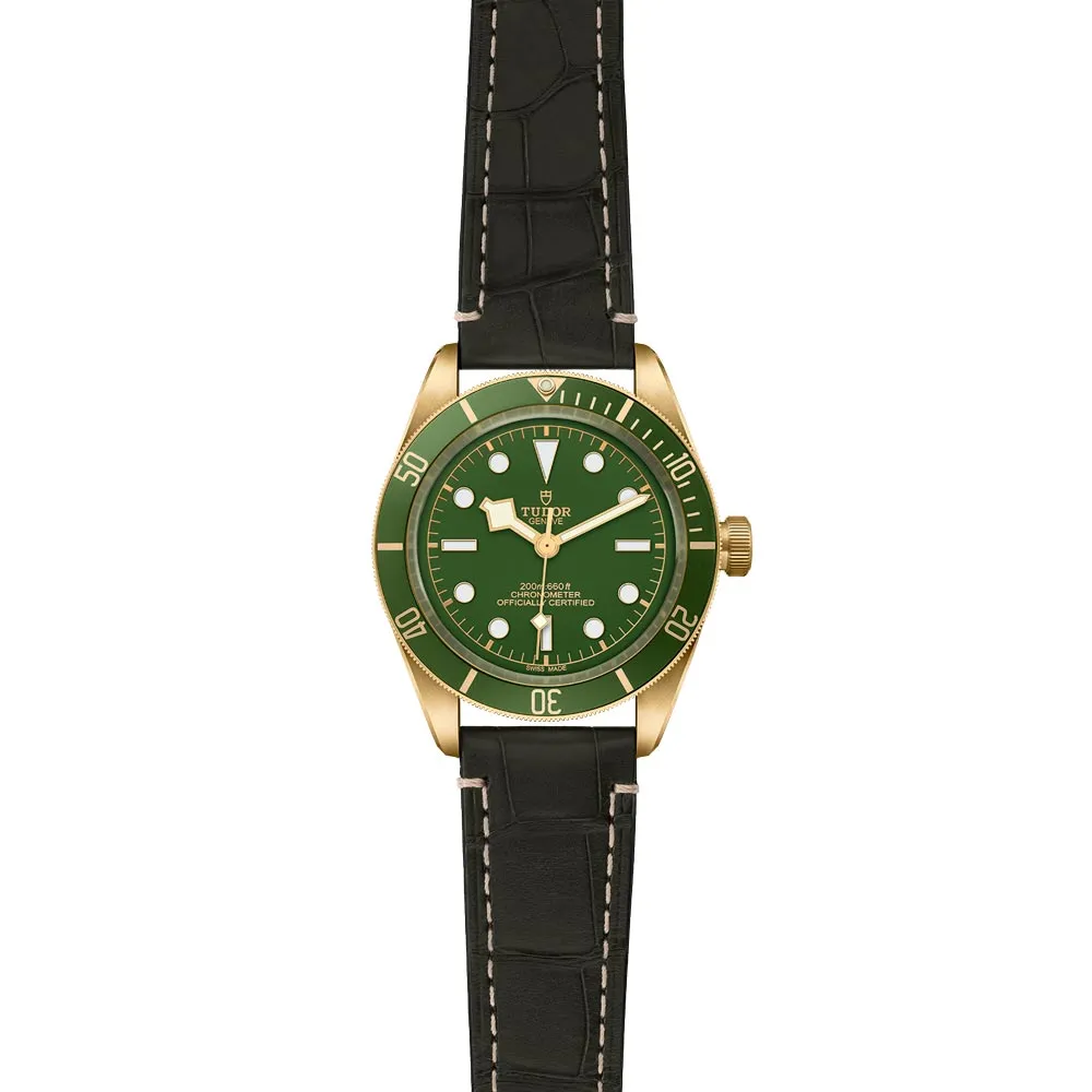 TUDOR Black Bay 58 18ct Gold 39mm Green Dial Watch M79018V-0001