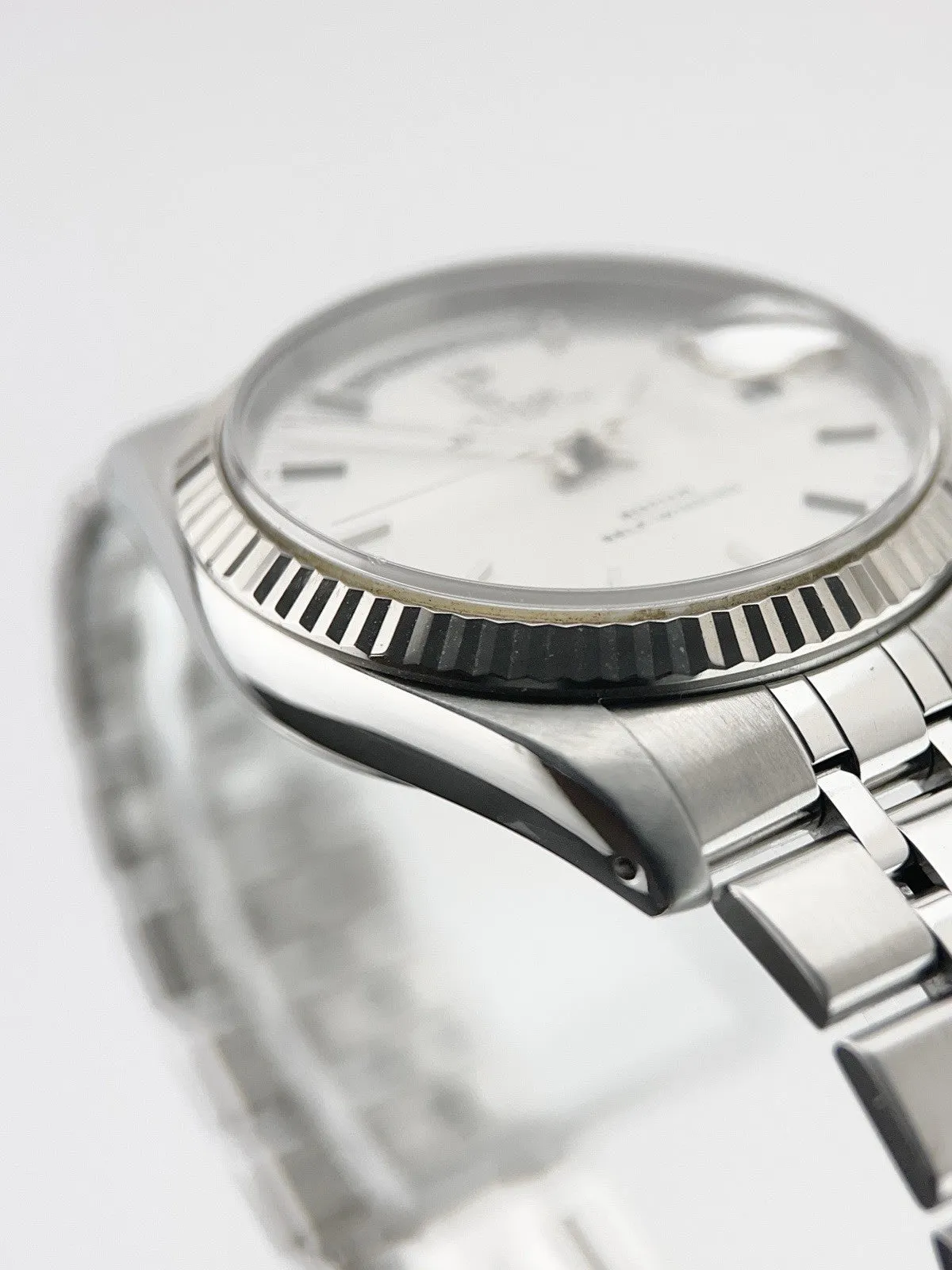 Tudor Prince Date Stainless Steel Silver Dial 36mm Automatic Mens Watch  76214