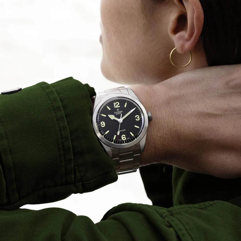 TUDOR Ranger 39mm Black Dial Watch M79950-0001