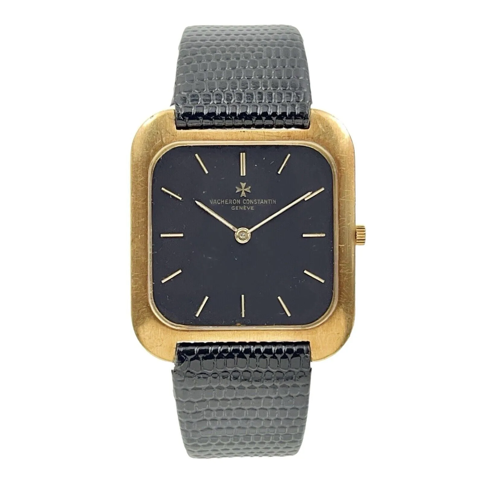Vacheron Constantin Ultra Slim 18k Yellow Gold 35mm Manual Wind Mens Watch 33016