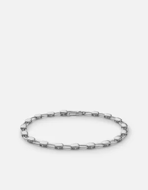 Ward Chain Bracelet, Sterling Silver