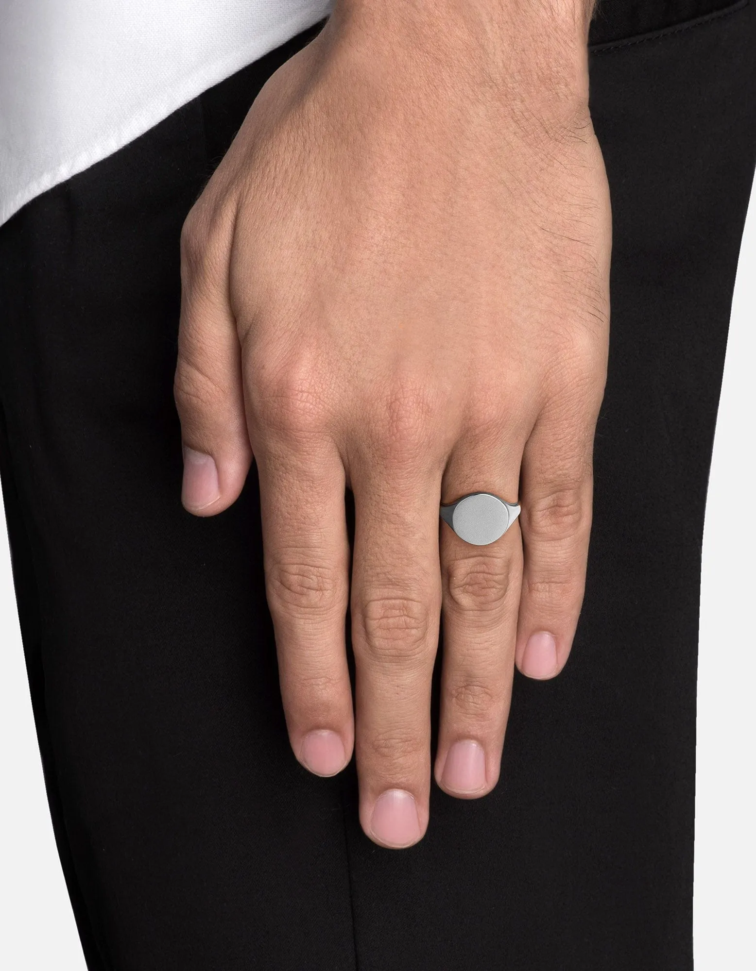 Wells Signet Ring, Sterling Silver