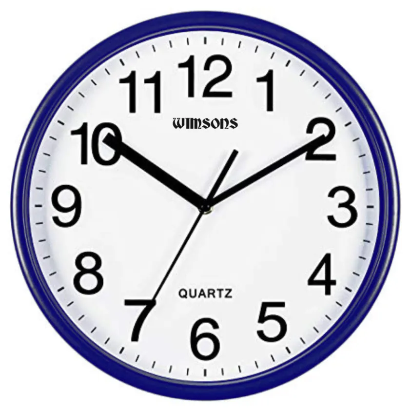 WIMSONS 303 WALL CLOCK (BLUE)