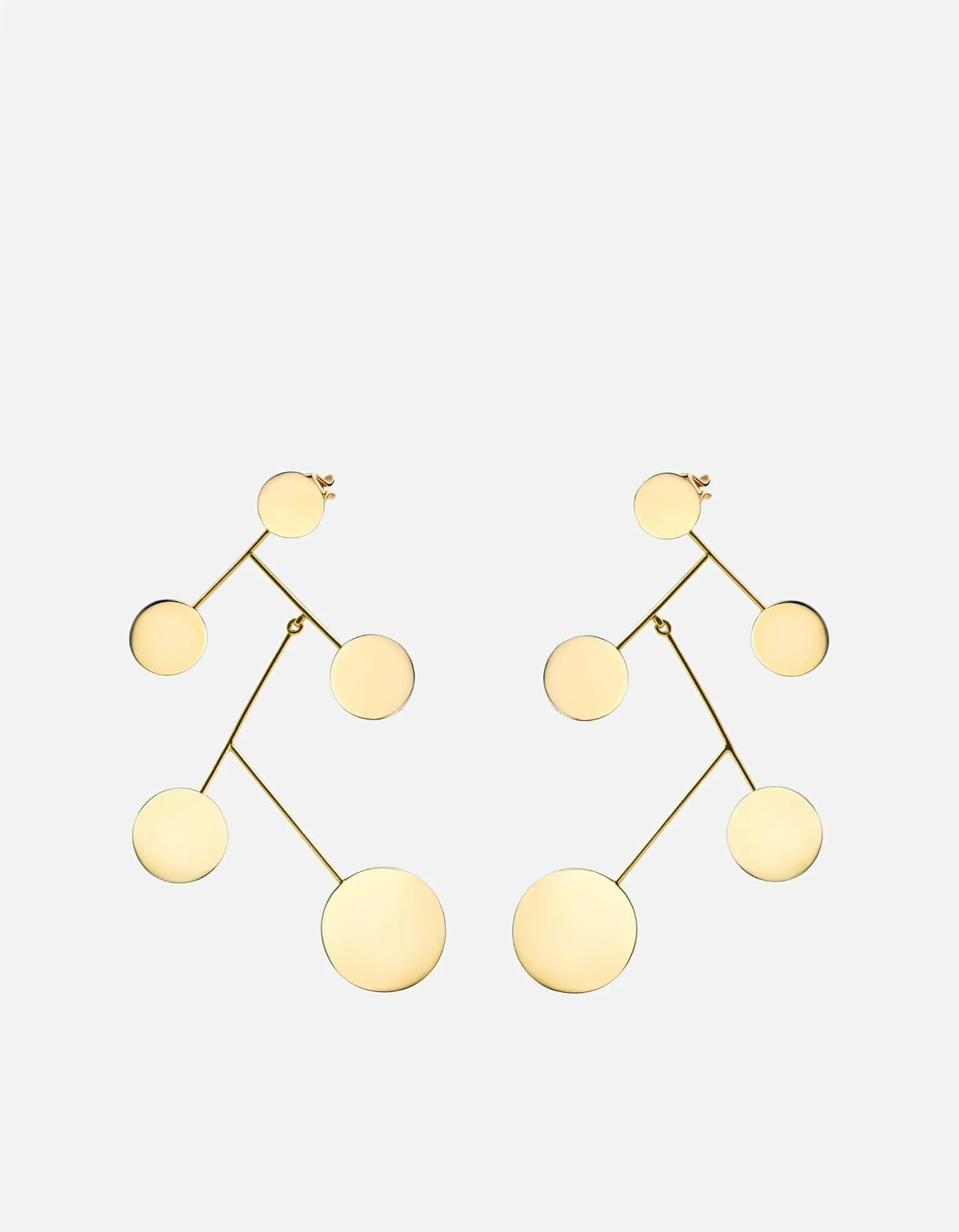 Xander Earrings, Gold Vermeil