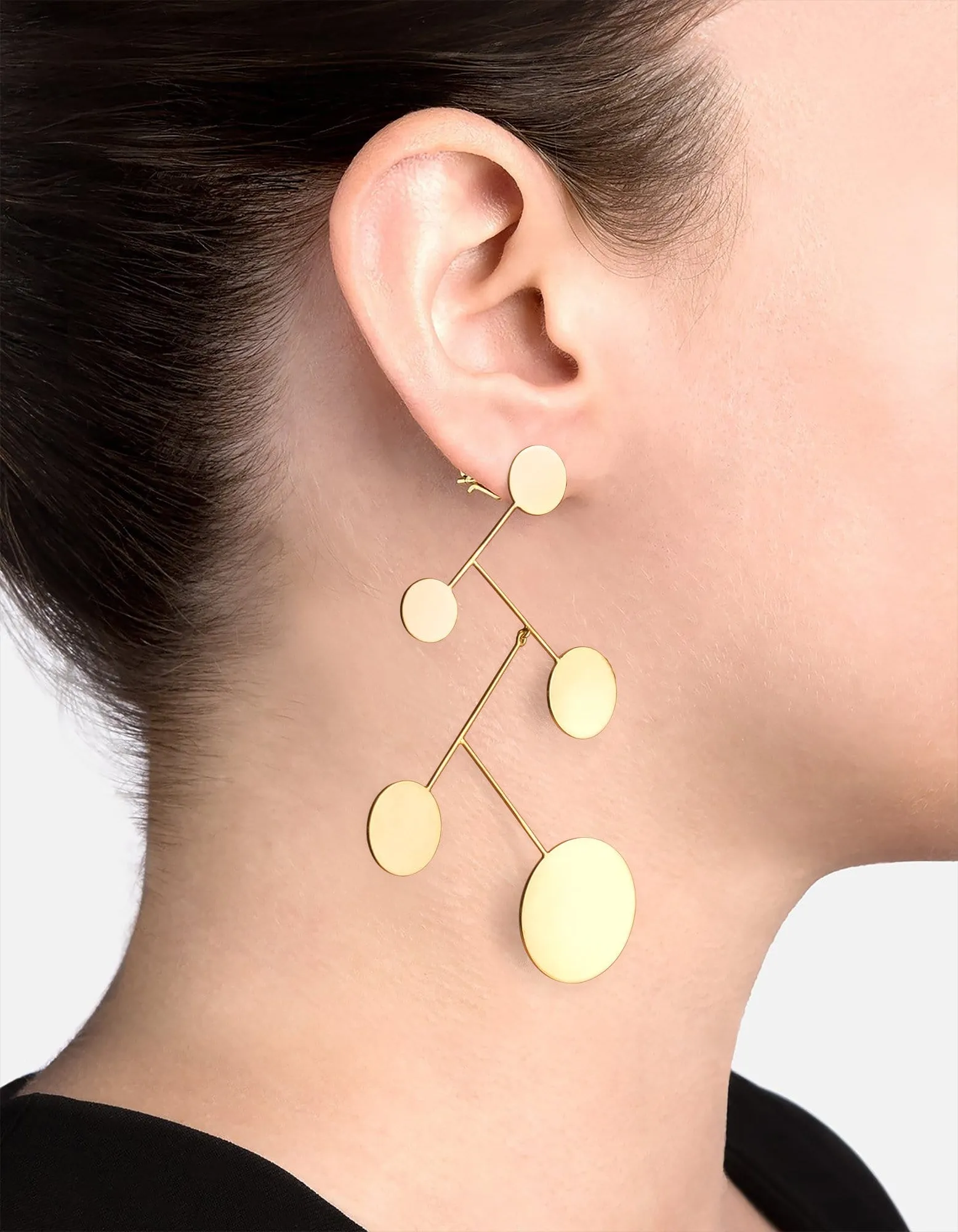 Xander Earrings, Gold Vermeil