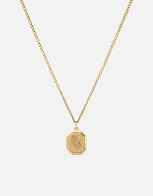 Zodiac Nyle Necklace, Gold Vermeil